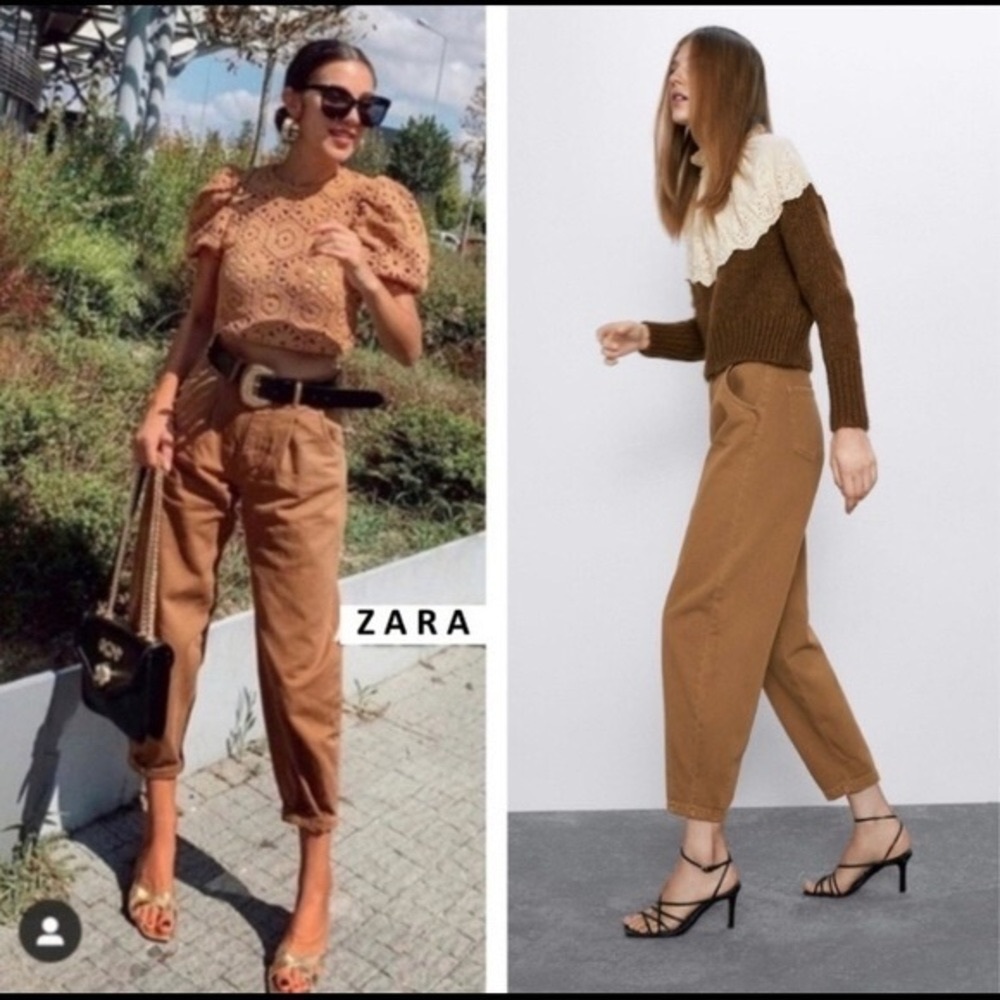 Zara z1975 Balloon Slouchy Pants Bloggers Favourite